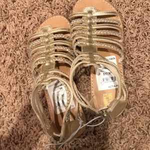 Gold sandals